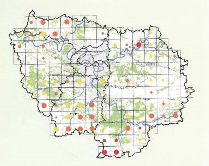 © Répartition Caille des blés